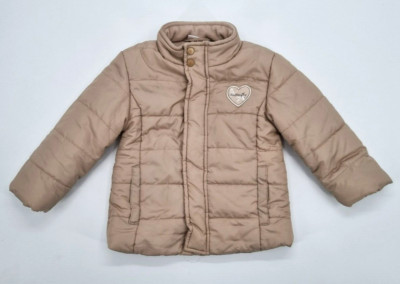 Papagino Coole Stepp Winterjacke für Mädchen Gefüttert in Gr. 86/92 (1,5-2 J)