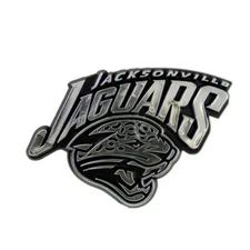 Jacksonville Jaguars Chrome Plastic 3D Decal NFL Team Logo Auto Truck Car Emblem