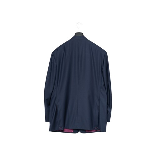 $5200 ISAIA NAPOLI "Aquaspider" Blue Navy Jacket Sport Coat Wool 46 US 56 EU 6R - Picture 2 of 8