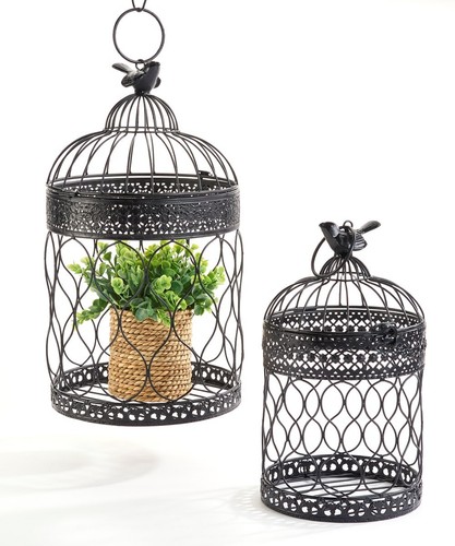Bird Cage Plant Holders 17