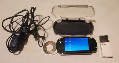 Sony PSP-1001 Boîte Bundle ATV PAL - Console Portable Noir - Lentille HS (lire Annonce)