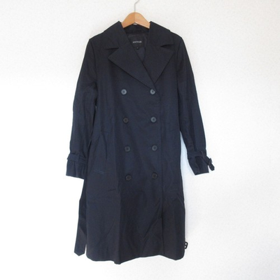 #ad UNTITLED Trench Coat Size 1 Black Women USED $70.00