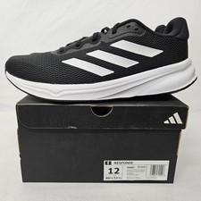 Adidas Response Running Shoes IH6007 Core Black White Men's Size 12