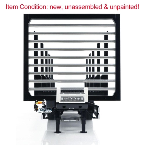 1/14 RC 3Axle Timber Truck Pole Tractor Flatbed Semi Trailer KIT Vehicle Model - Picture 10 of 12