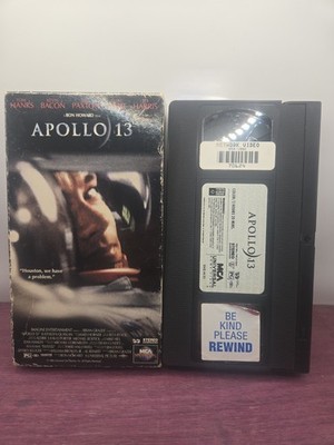 Apollo 13 VHS Tape 1995 Tom Hanks Kevin Bacon Tested Rental Copy Be Kind Rewind