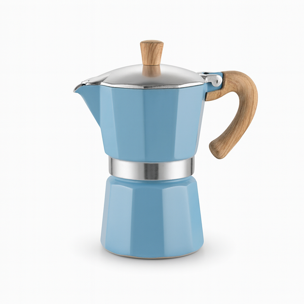 Espressokocher 3 Tassen Aluminium Mokkakanne Herdplatte Kaffeekanne-image