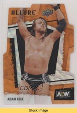 2022 Upper Deck Allure AEW Orange Slice Die-Cut Adam Cole #1 READ 4v9