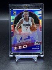 2021-22 Panini Donruss Optic Signature Series Amir Coffey #SS-ACF Holo (AU)