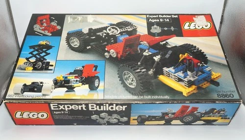LEGO 8860 Expert Builder Car Chassis Complete w/ Box Plastic Cover Instructions