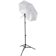 WESTCOTT 43" COLLAPSIBLE UMBRELLA FLASH KIT WITH STAND *DISTRESSED PKG