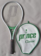 Prince "Classic" Tennis Racquet, Aluminum Frame, 4 5/8" Grip, 26.5" Head Cover