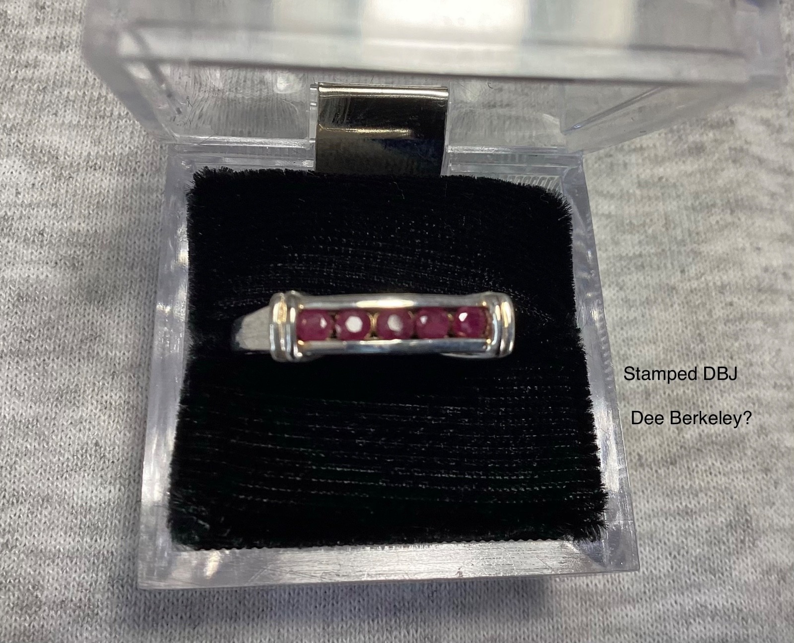 Sterling Silver Ruby Ring Size 8 Victorian Settin… - image 14