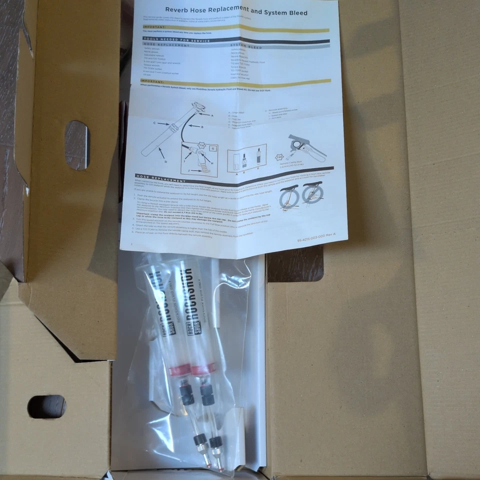 Assento de bicicleta telescópico Rock Shox Reverb 380 mm poste furtivo 30,9 mm não funciona. - Imagem 4 de 4