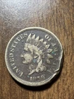 1st Year 1859 Indian Head Penny Actual Coin. Valued At $20 Sale For $10 Damaged