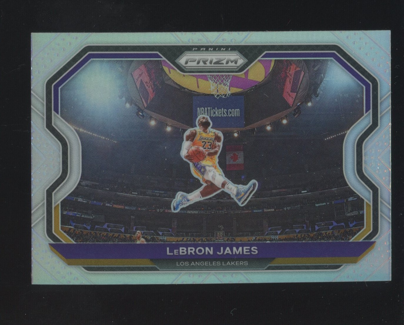 2020-21 Panini Prizm Silver Prizm #1 LeBron James Lakers Kobe Bryant Tribute