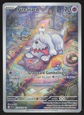 Greavard 214/198 Illustration Rare Scarlet & Violet Pokemon Holo Near Mint
