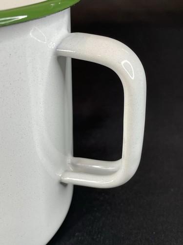 Vintage Enamelware 3 Cup Pitcher Made In Yugoslavia - Picture 3 of 16