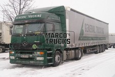 Truck photo Mercedes-Benz Axor 1843 Tarpaulin trailer Switzerland green GENERAL 