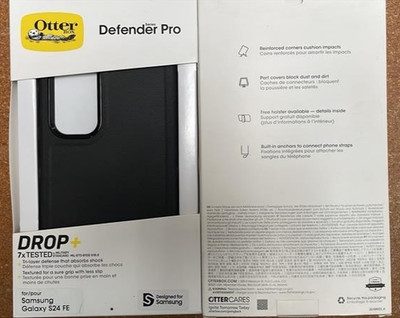 OtterBox Defender Series Pro Case  For Samsung Galaxy S24 FE Black