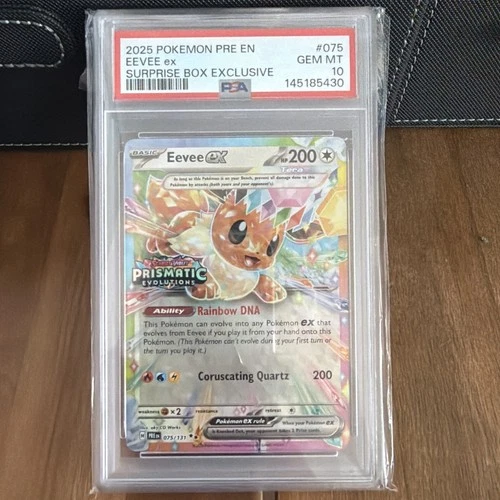Eevee ex - (Prismatic Evolutions Stamp) 075/131 Miscellaneous Cards & Products