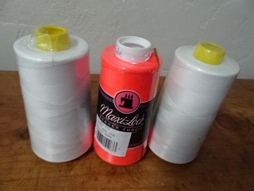 Lot 14 spools 100% polyester Serger thread-most new-Surelock,Maxilock&other - Picture 3 of 5