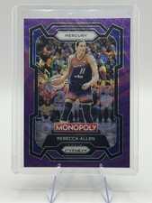 💜🌊 2024 WNBA Panini Monopoly Prizm - Rebecca Allen #18 PURPLE WAVE SP! 🐦‍🔥