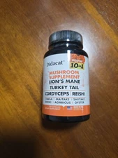 Didacat Mycopeak 10-in-1 Mushroom Supplement 120 Caps *USA MADE, Exp.05/27