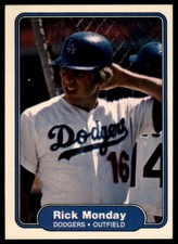 1982 Fleer #15 Rick Monday