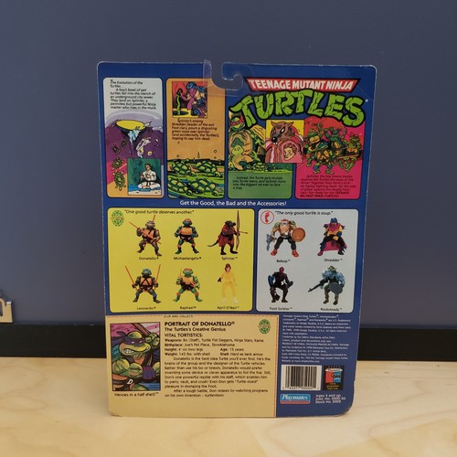 Playmates Teenage Mutant Ninja Turtles 1998 Donatello sellado - Imagen 8 de 8
