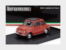 Brumm R455-14 Fiat 500F Closed Roof - Closed 1965 - Medium Red - 1/43