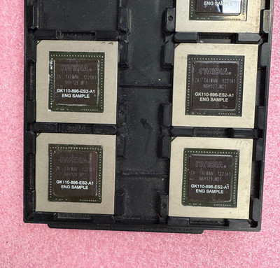 Vintage NVIDIA ENG SAMPLE GPU GK110-896-ES2-A1 with Balls Very RARE ES Chips