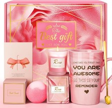 Gifts for Women Unique Hamper Pamper Presents Basket for Wife, Sister, Girls,