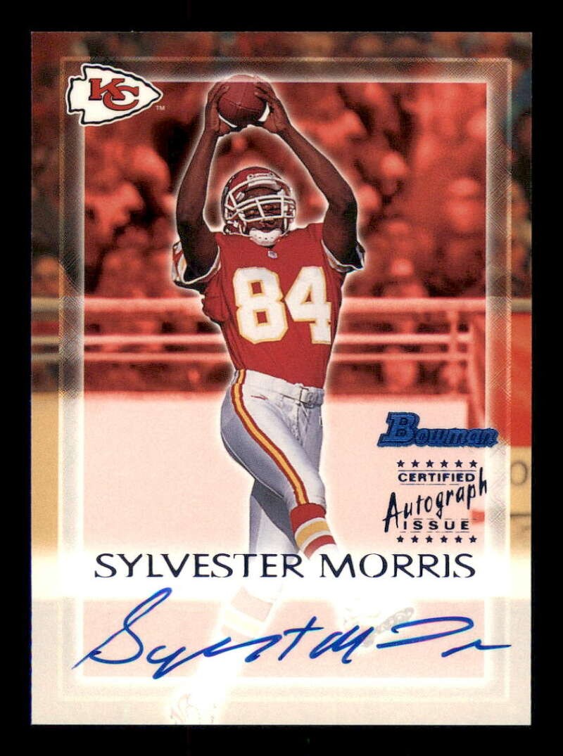 Sylvester Morris Bowman Certified Autograph Blue #SM Certified Autograph