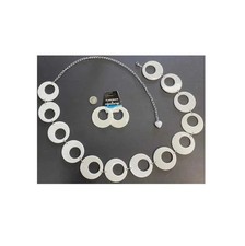 White Go Go Belt - Disco - Pop Star - Costume Accessory - One Size