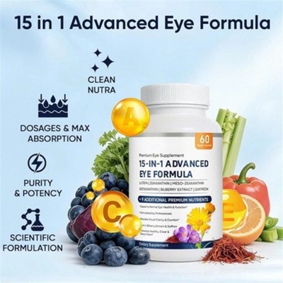 VisioVance 15 in 1 Advanced Ocular Formula - Neurobella Eye Formula