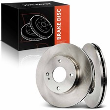 Disc Brake Rotors for Ford Fiesta 2011-2019 258mm Front Driver & Passenger Side