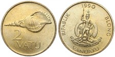 Vanuatu - 2 Vatu 1983-2002 Ripablik Blong KM# 4 Different Years