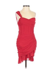 PrettyLittleThing Women Red Cocktail Dress 0