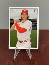 2021 Bowman Transcendent VIP Party Alec Bohm 1950 Redux Phillies /50 ABV-1950