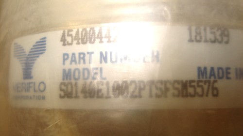 Nuevo VERIFLO P/N 45400442, Mod SQ140E1002PTSFSM5576,839-800491-001 WLDMT, RGLTR - Imagen 5 de 5
