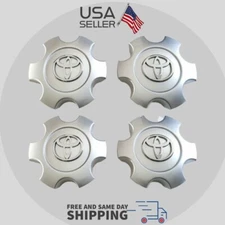 4 PC S.e.q.u.o.i.a T u n d r a 03-07 Wheel Center Hub Caps Silver 560-69 440
