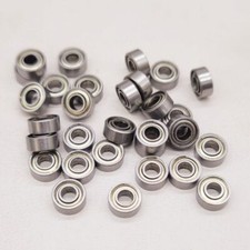 50pcs Deep Groove Ball Bearing 683ZZ Double Shield Carbon Steel 7mm x 3mm x 3mm