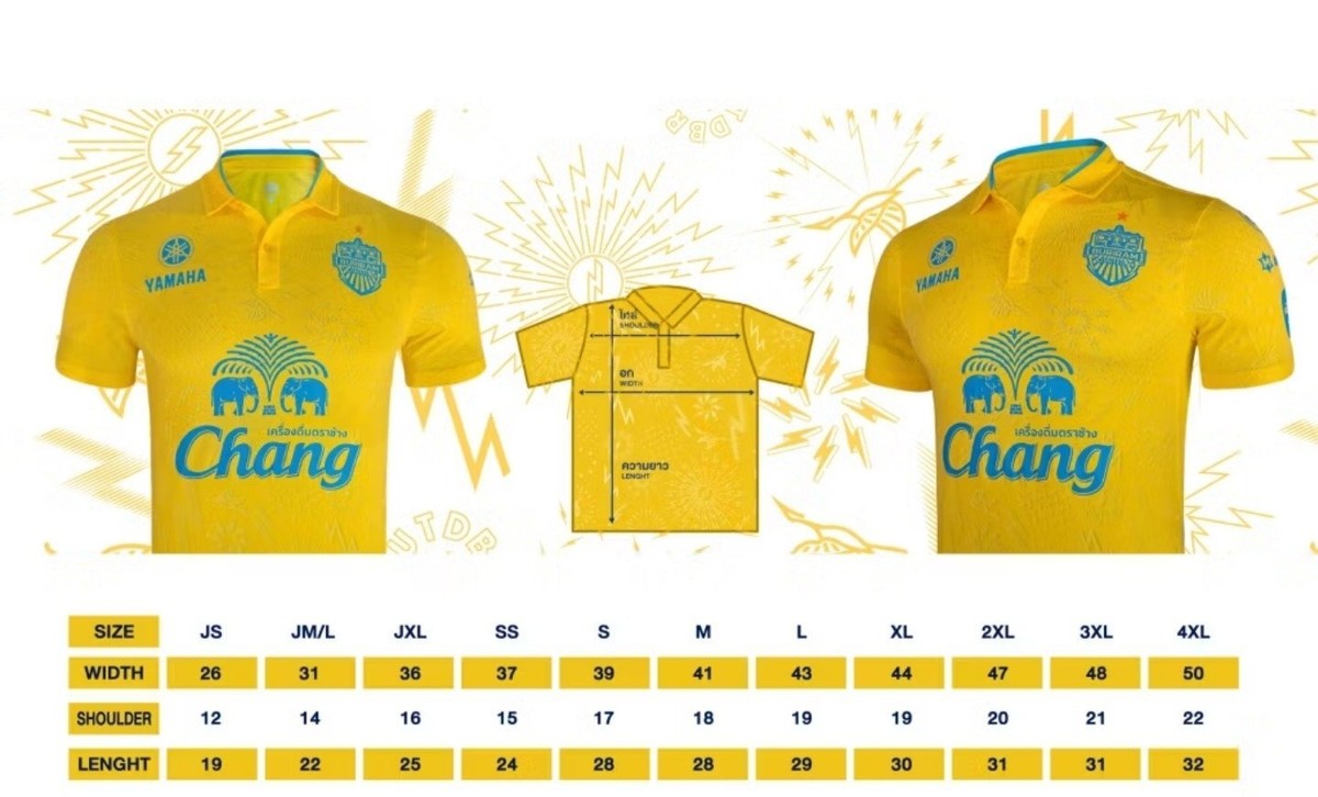 2024-25 Buriram United Champion of Thailand Football Soccer