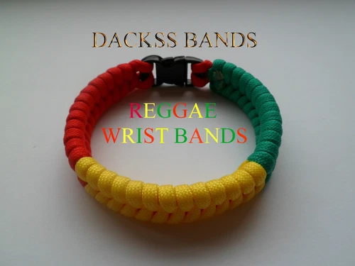 Bob Marley Reggae Music Hand Made 550 Paracord Wristband Bracelets Jamacia