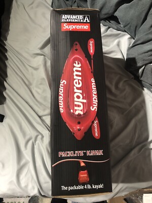Supreme x Advanced Elements Packlite Kayak Red SS18A21 SS18 Brand