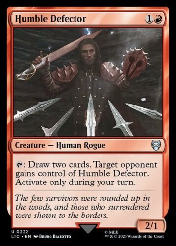 NM Humble Defector, MTG, Lord of the Rings, Magic the Gathering, 222
