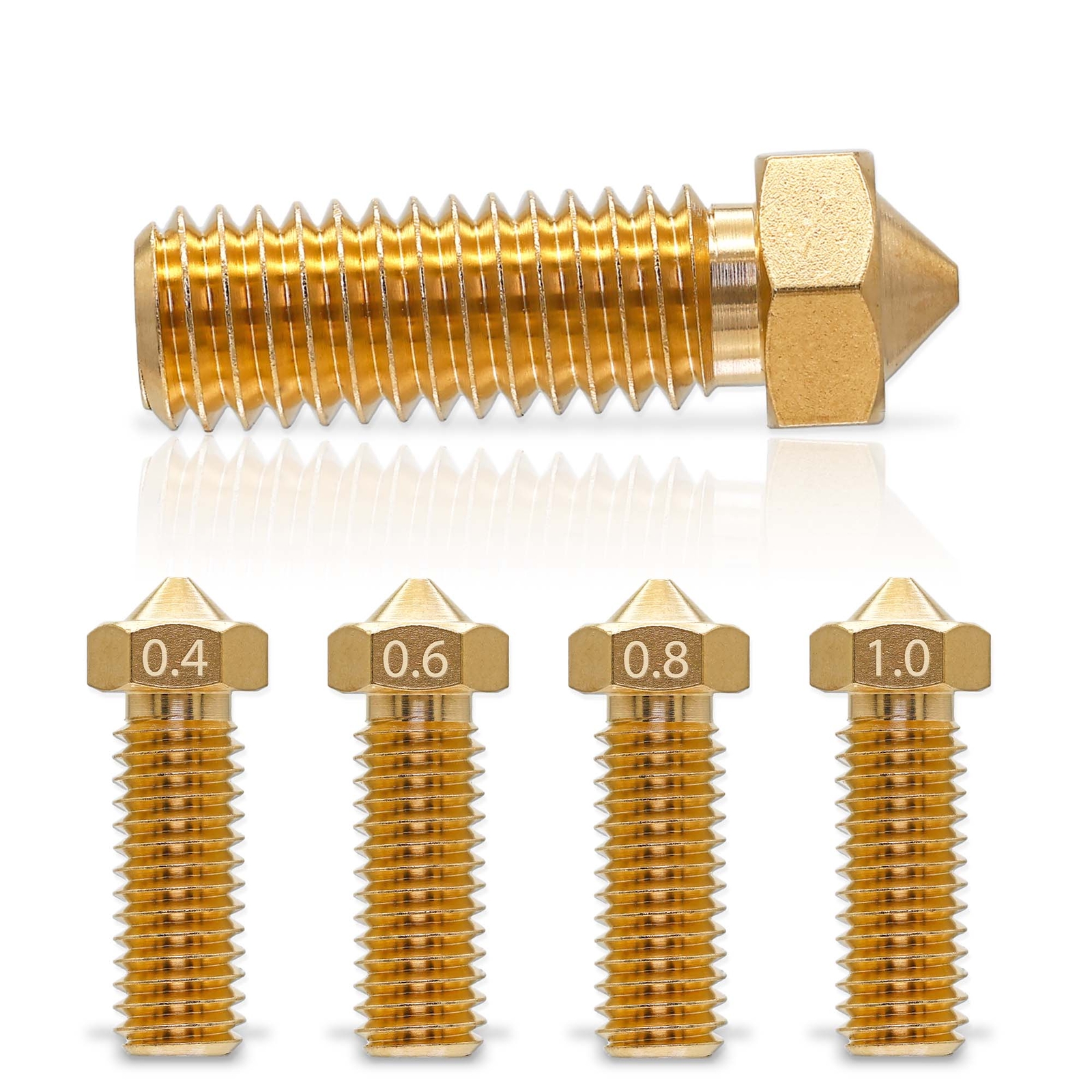 Sea 3D Volcano Düse 0,4mm - 1,0mm 3D Drucker Nozzle 1,75mm, Anycubic Vyper Düsen