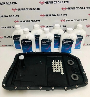 GENUINE JAGUAR S TYPE 6 SPEED AUTOMATIC GEARBOX ZF PAN SUMP OIL 7L LIFEGUARD 6
