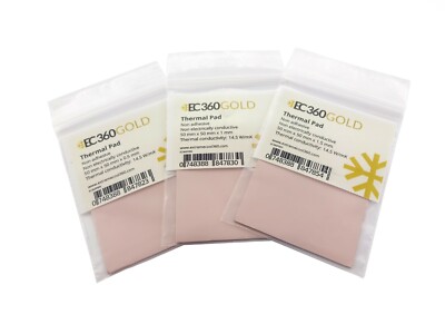 Pad Termico Ec360 Gold 14,5 W/mK - 50x50x1 Mm Per GPU, RAM, CPU