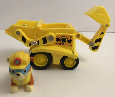 Paw Patrol Rubble s Dump Truck Vehicle and Figure  